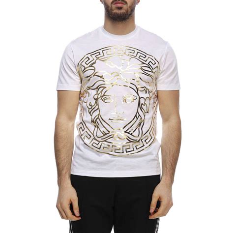 versus versace white t shirt|Versace t shirt men price.